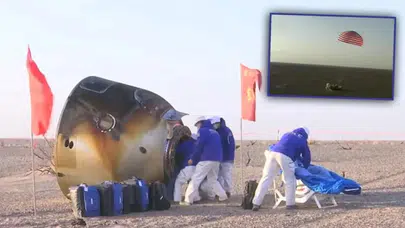 Çin’in Tiangong Uzay İstasyonu Astronotları Shenzhou-21 ile Sağ Salim Döndü