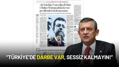 Özgür Özel Avrupa’ya Seslendi: “Türkiye’de Darbe Var, Sessiz Kalmayın!”