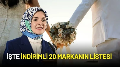 Yeni Evleneceklere Dev Destek! İşte İndirimli 20 Markanın Listesi