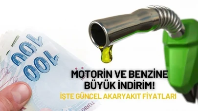 Motorin ve Benzine Büyük İndirim! İşte Güncel Akaryakıt Fiyatları
