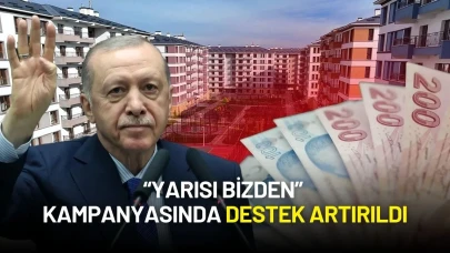 “Yarısı Bizden” Kampanyasında Destek Artırıldı: Kentsel Dönüşüme 1 Milyon 875 Bin TL’ye Kadar Destek
