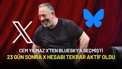 Cem Yılmaz X'ten Bluesky'a Geçmişti, 23 Gün Sonra X Hesabı Tekrar Aktif Oldu