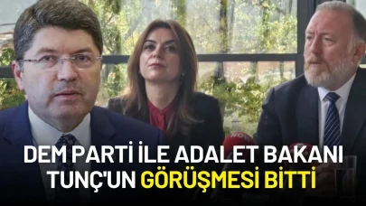 DEM Parti ile Adalet Bakanı Tunç'un Görüşmesi Bitti