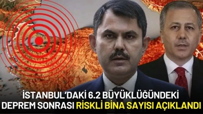 İstanbul’daki 6.2 Büyüklüğündeki Deprem Sonrası Riskli Bina Sayısı Açıklandı