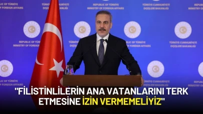 Hakan Fidan’dan Barış Çağrısı: "Filistinlilerin Ana Vatanlarını Terk Etmesine İzin Vermemeliyiz"