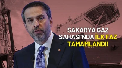 Bakan Bayraktar Açıkladı: Sakarya Gaz Sahası’nda İlk Faz Tamamlandı!