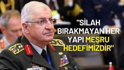 Milli Savunma Bakanı Yaşar Güler: "Silah Bırakmayan Her Yapı Meşru Hedefimizdir"