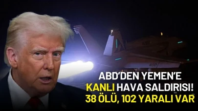 ABD’den Yemen’e Kanlı Hava Saldırısı: 38 Ölü, 102 Yaralı