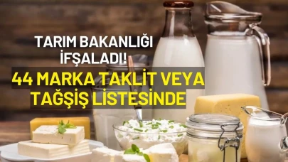 Tarım ve Orman Bakanlığı, 44 Markayı Taklit veya Tağşiş Listesinde İfşa Etti