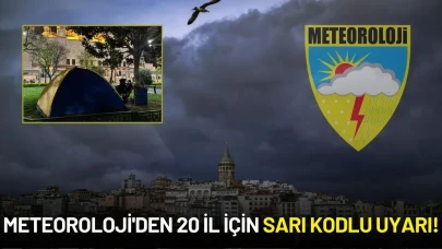 Deprem Sonrası İstanbul'da Hava Alarmı! Meteoroloji'den 20 İl İçin Sarı Kodlu Uyarı