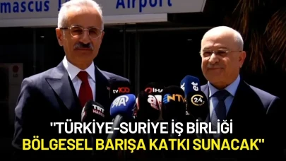 Ulaştırma Bakanı Uraloğlu Şam'da: "Türkiye-Suriye İş Birliği Bölgesel Barışa Katkı Sunacak"