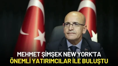 Mehmet Şimşek’ten ABD'de Dev Ekonomi Temasları! 4 Trilyon Dolarlık Yatırımcılarla Görüştü