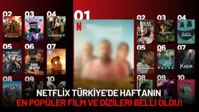 Netflix Türkiye’de Haftanın En Popüler Film ve Dizileri Belli Oldu! İşte Zirveye Yerleşen Yapımlar