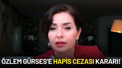 Gazeteci Özlem Gürses'e 1 Yıl 3 Ay Hapis Cezası Verildi