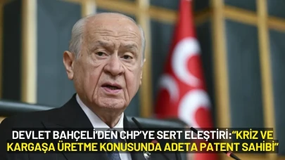 Devlet Bahçeli’den CHP’ye Sert Eleştiriler: "Kriz ve Kaos Üretiyorlar"