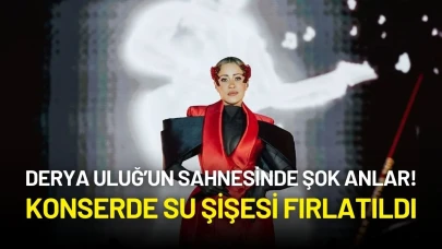 Derya Uluğ’un Sahnesinde Şok Anlar! Konserde Su Şişesi Fırlatıldı