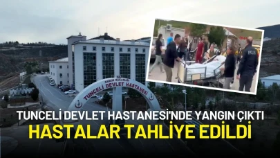 Tunceli Devlet Hastanesi'nde Yangın Çıktı: Hastalar Tahliye Edildi