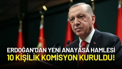 Erdoğan’dan Yeni Anayasa Hamlesi: 10 Kişilik Komisyon Kuruldu!