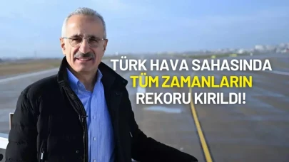 Türk Hava Sahasında Tüm Zamanların Rekoru Kırıldı!
