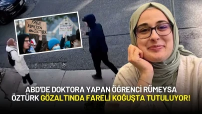 ABD'de Doktora Yapan Öğrenci Rümeysa Öztürk Gözaltında Fareli Koğuşta Tutuluyor!