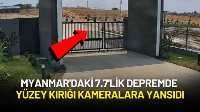 Myanmar'daki 7.7'lik Depremde Yüzey Kırığı Kameralara Yansıdı