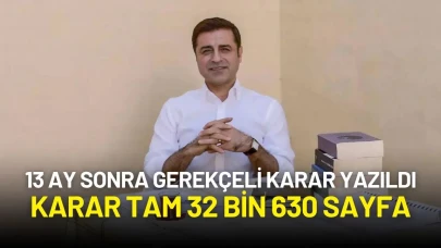 Selahattin Demirtaş'ın Yargılandığı Davanın Gerekçeli Kararı 13 ay Sonra 32 Bin Sayfa Olarak Yüklendi