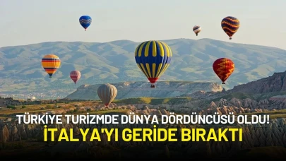 Türkiye Turizmde Dünya Dördüncüsü Oldu! İtalya'yı Geride Bıraktı