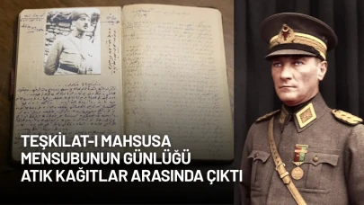 Teşkilat-ı Mahsusa Mensubunun Günlüğü Atık Kağıtlar Arasında Çıktı