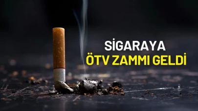 Sigaraya ÖTV Zammı Geldi