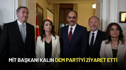 MİT Başkanı Kalın DEM Parti'yi Ziyaret Etti