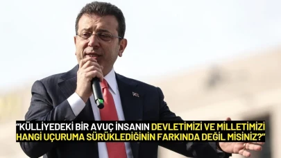 Ekrem İmamoğlu: "Milletin Vicdanı Elbet Herkesi Yargılayacaktır"