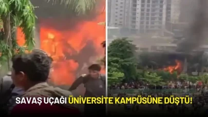 Savaş Uçağı Üniversite Kampüsüne Düştü!