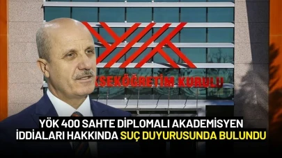 YÖK'ten 400 Sahte Diplomalı Akademisyen İddialarına Suç Duyurusu