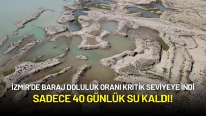 İzmir’de Baraj Doluluk Oranı Kritik Seviyeye İndi: Sadece 40 Günlük Su Kaldı!