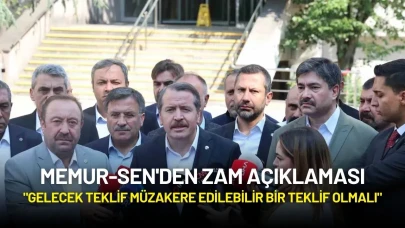 Memur-Sen'den Zam Açıklaması: "Gelecek Teklif Müzakere Edilebilir Bir Teklif Olmalı"