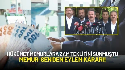 Hükümet Memurlara Zam Teklifini Sunmuştu: Memur-Sen'den Eylem Kararı!