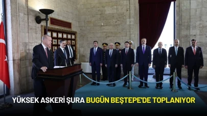 Yüksek Askeri Şura Bugün (5 Ağustos Salı) Beştepe'de Toplanıyor