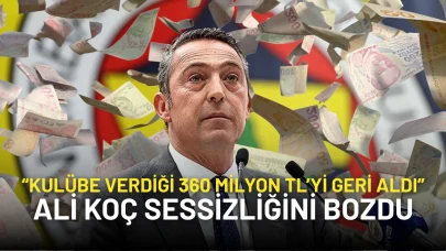 Ali Koç Kulübe Verdiği 360 Milyon TL’yi Geri Aldığı İddialarına Yanıt Verdi!