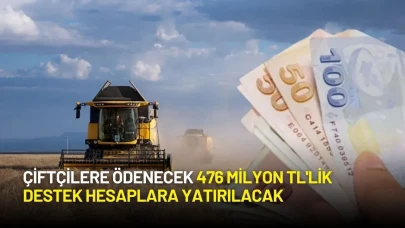 Bakan Yumaklı, Çiftçilere 476 Milyon TL'lik Destek Ödemelerinin Yatırılacağını Açıkladı