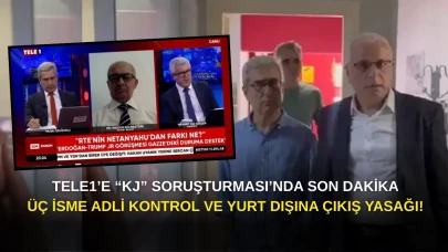 SON DAKİKA! TELE1’e “KJ” Soruşturması: Üç İsme Adli kontrol ve Yurt Dışına Çıkış Yasağı!