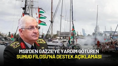 MSB'den Sumud Filosu Açıklaması: "İnsani Yardım Görevlerine Katkı Sağlayacağız"