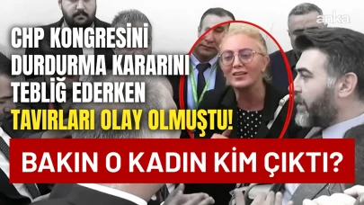 CHP Kongresini Durdurma Kararını Tebliğ Ederken Tavırları Olay Olmuştu! Bakın Kim Çıktı?