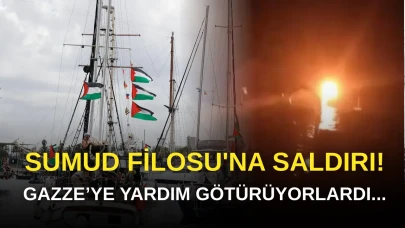 Gazze’ye Yardım Götüren Sumud Filosu’na Saldırı