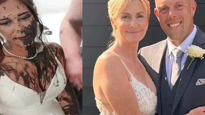 Düğün gününü kabusa çeviren intikam: Gelinliğine siyah boya döktü, nikah masasına pes etmeden yürüdü