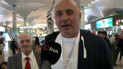 Yılların özlemi İstanbul Havalimanı'nda sona erdi: Kutsal topraklara ilk yolculuk başladı