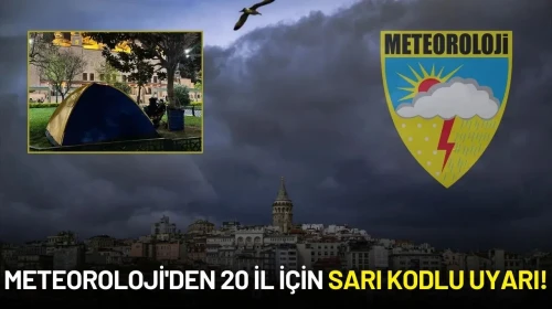 Deprem Sonrası İstanbul'da Hava Alarmı! Meteoroloji'den 20 İl İçin Sarı Kodlu Uyarı