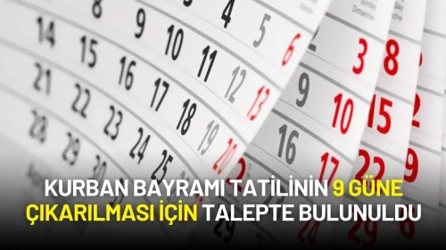 AKTOB Başkanı Kurban Bayramı Tatilinin 9 Güne Çıkarılması İçin Talepte Bulundu