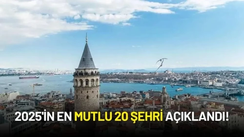 2025 Mutlu Şehirler Listesi Açıklandı!