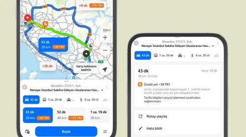 Yandex Maps'ten Sürücülere Büyük Kolaylık: Ücretli Yol Geçiş Ücretleri Artık Önceden Görülebilecek