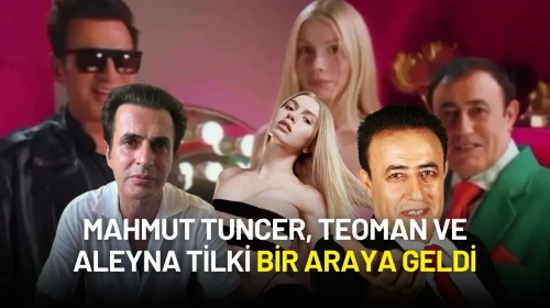 Mahmut Tuncer, Teoman ve Aleyna Tilki Bir Araya Geldi